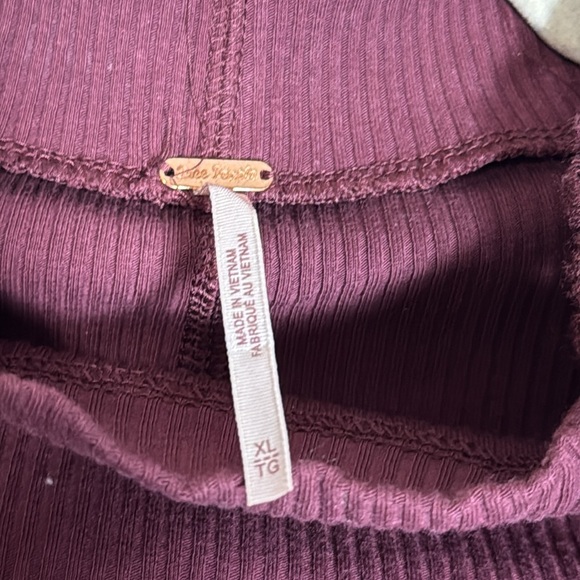 Free people embroidered long sleeve Clemente Mixed Media Stretch Cotton Top - Picture 3 of 8